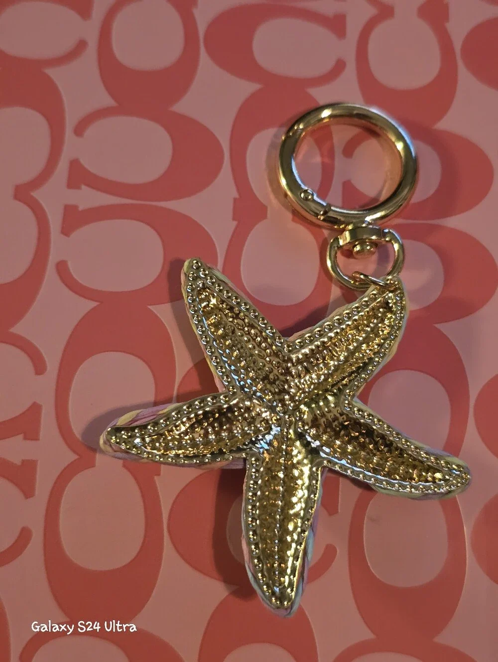Starfish Bag Charm/ Keychain NEW